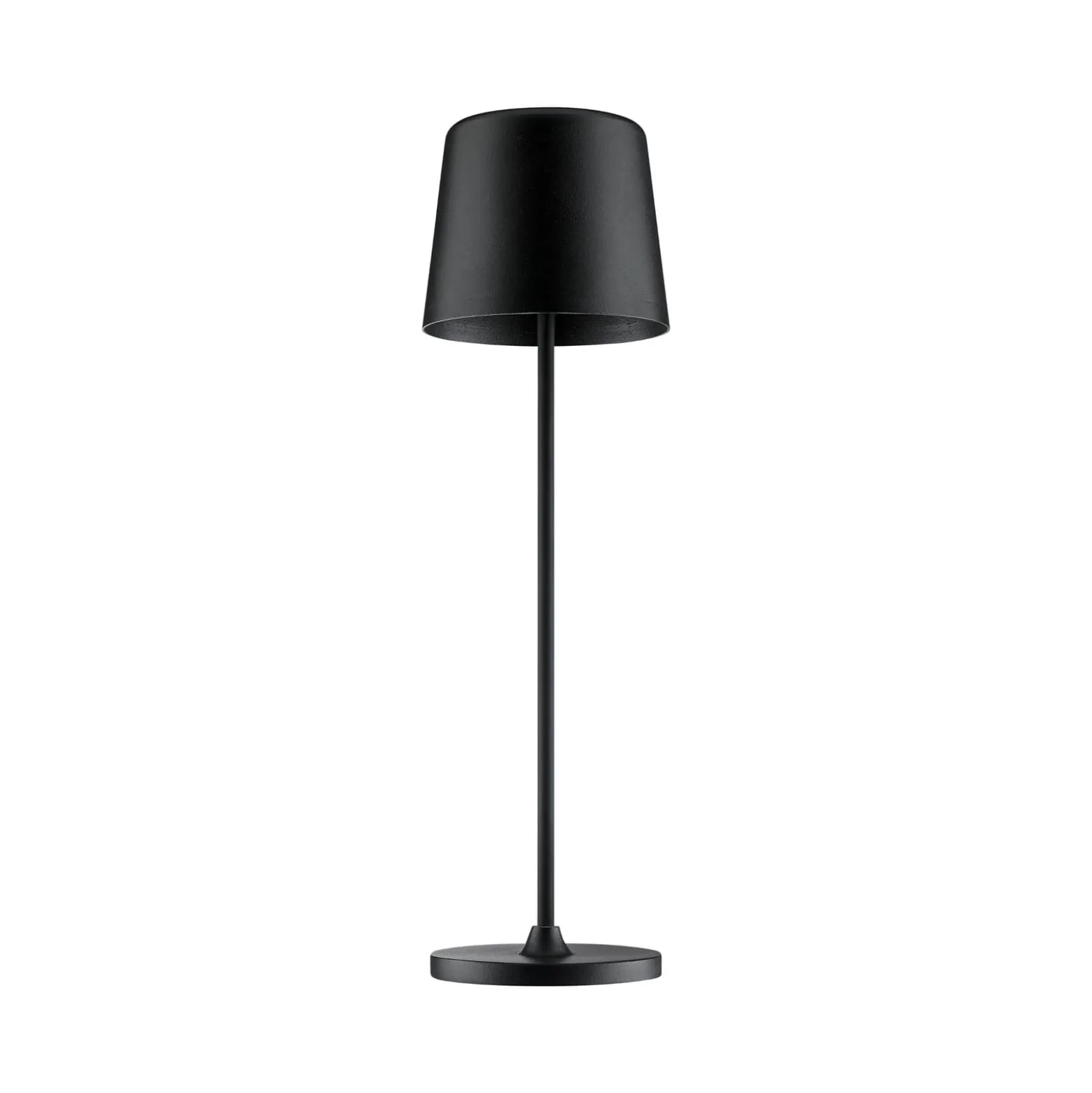 Kaami LED ladattava pöytävalaisin, himmennettävä musta mattamusta