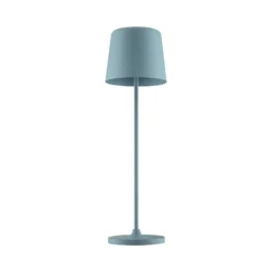 Kaami LED ladattava pöytävalaisin, himmennettävä, vaaleansininen