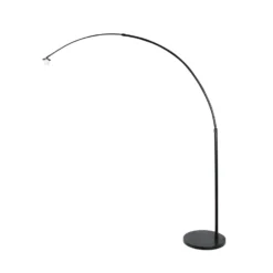 Kaareva maavalaisin Sparkled Light, musta/ruskea, 240 cm, korkki