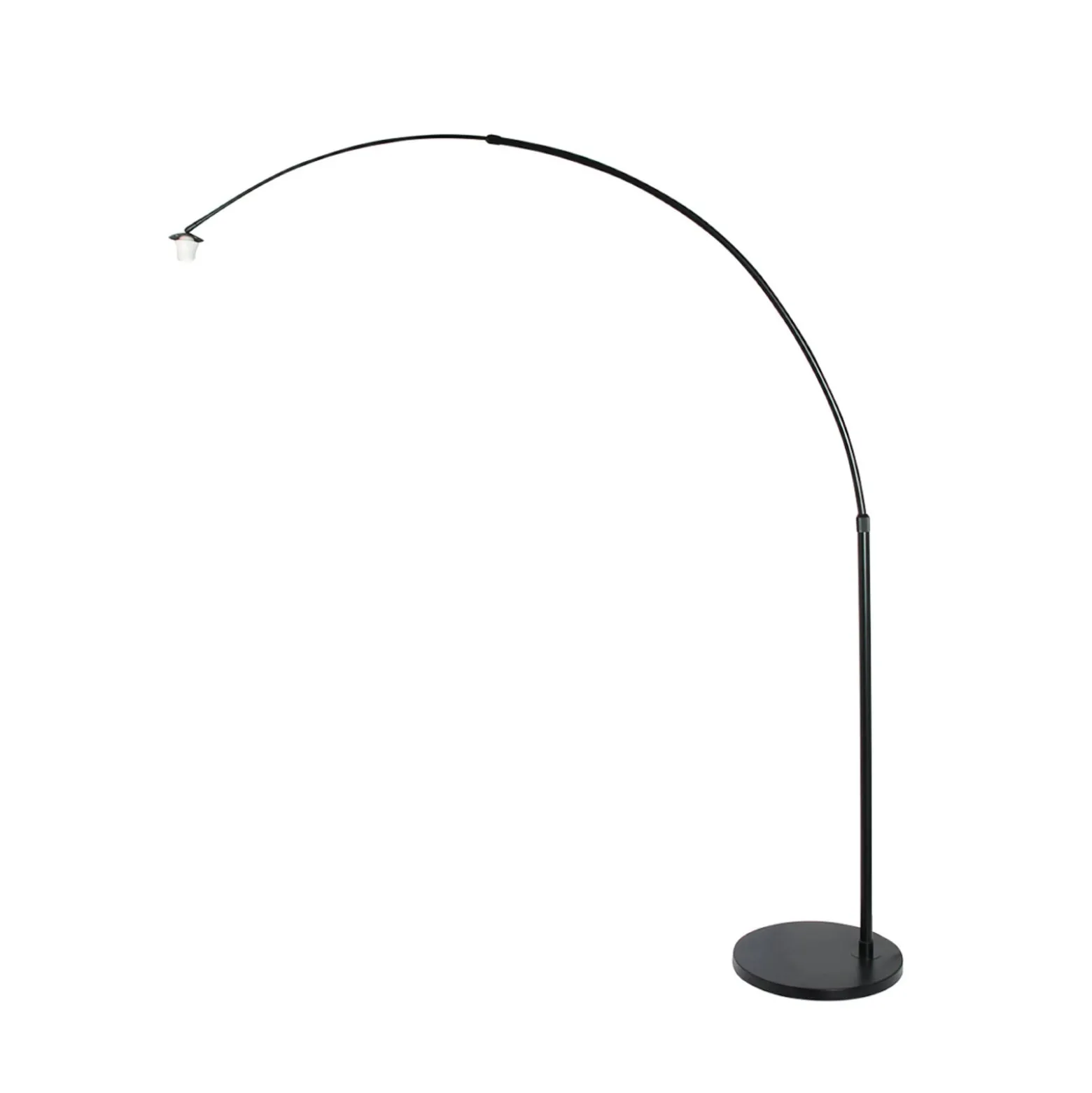 Kaareva maavalaisin Sparkled Light, musta/ruskea, 240 cm, korkki
