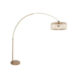 Kaareva maavalaisin Sparkled Light pronssi/ruskea, 240 cm, puu