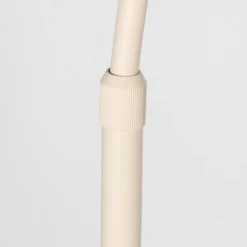 Kaareva valaisin Sparkled Light, kermanvärinen, bambu, E27