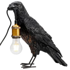 KARE Animal Crow pöytävalaisin variksen muotoisena
