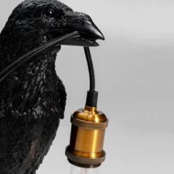 KARE Animal Crow pöytävalaisin variksen muotoisena