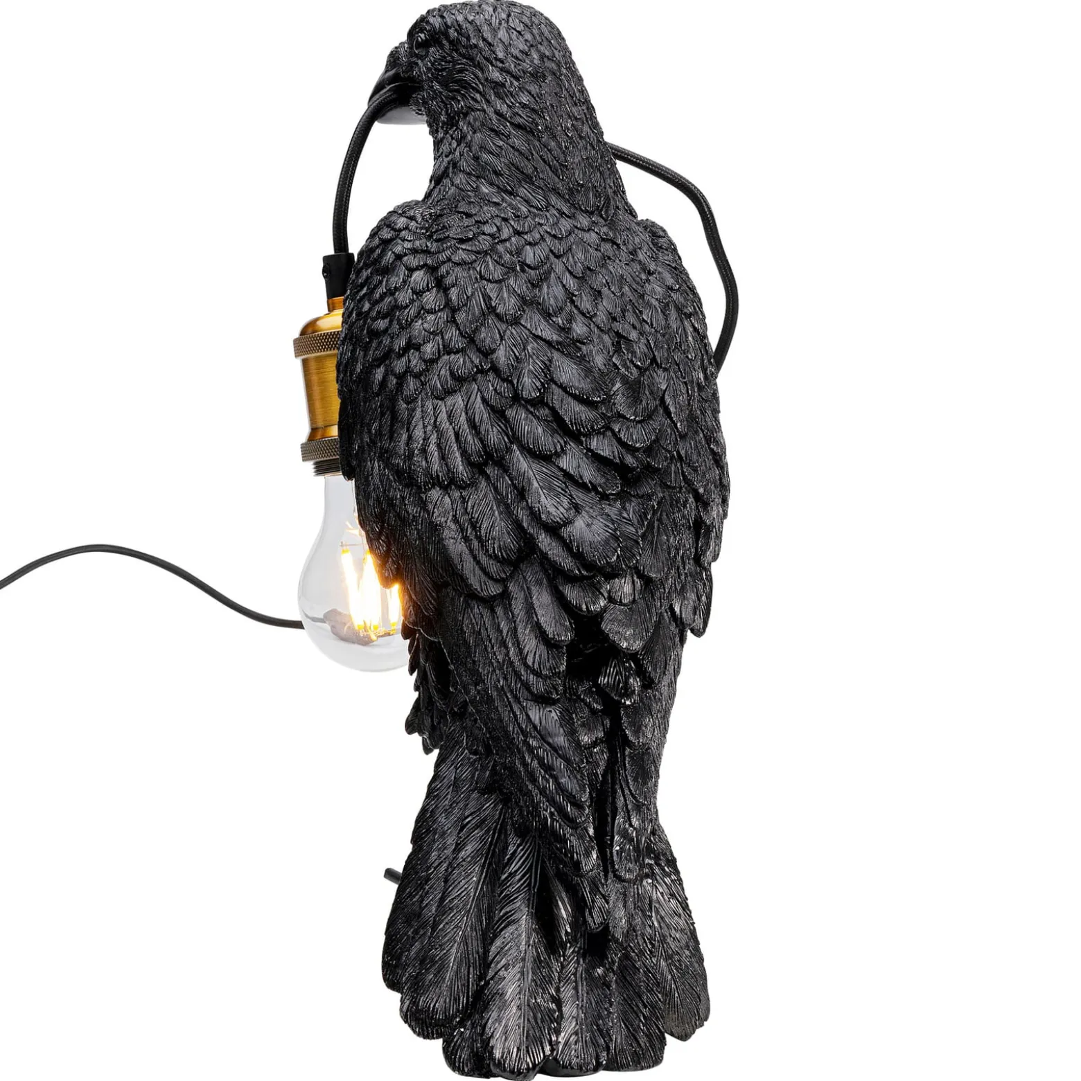 KARE Animal Crow pöytävalaisin variksen muotoisena