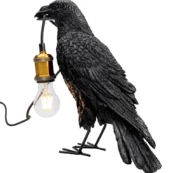KARE Animal Crow pöytävalaisin variksen muotoisena