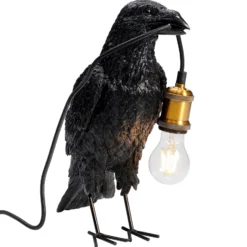 KARE Animal Crow pöytävalaisin variksen muotoisena