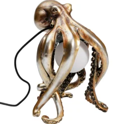 KARE Animal Octopus pöytävalaisin kultaa