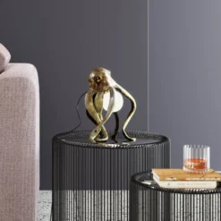 KARE Animal Octopus pöytävalaisin kultaa