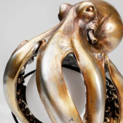 KARE Animal Octopus pöytävalaisin kultaa