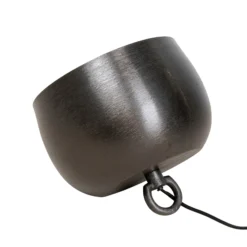 KARE Apollon -lattiavalaisin, musta, Ø28 cm
