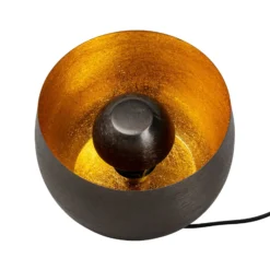 KARE Apollon -lattiavalaisin, musta, Ø28 cm