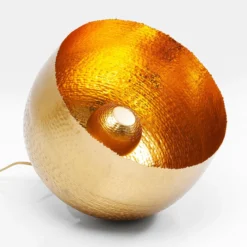 KARE Apollon -pöytävalaisin, mattakulta, Ø35 cm
