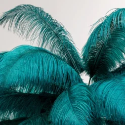 KARE Feather Palm -lattiavalaisin sulilla, vihreä