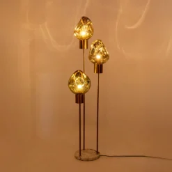 Kare lattiavalaisin Supernova, keltainen, lasi, 160 cm, E27