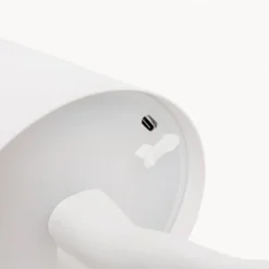 Kare LED-akkukäyttöinen pöytävalaisin Animal Rabbit, valkoinen, IP54, 29 cm
