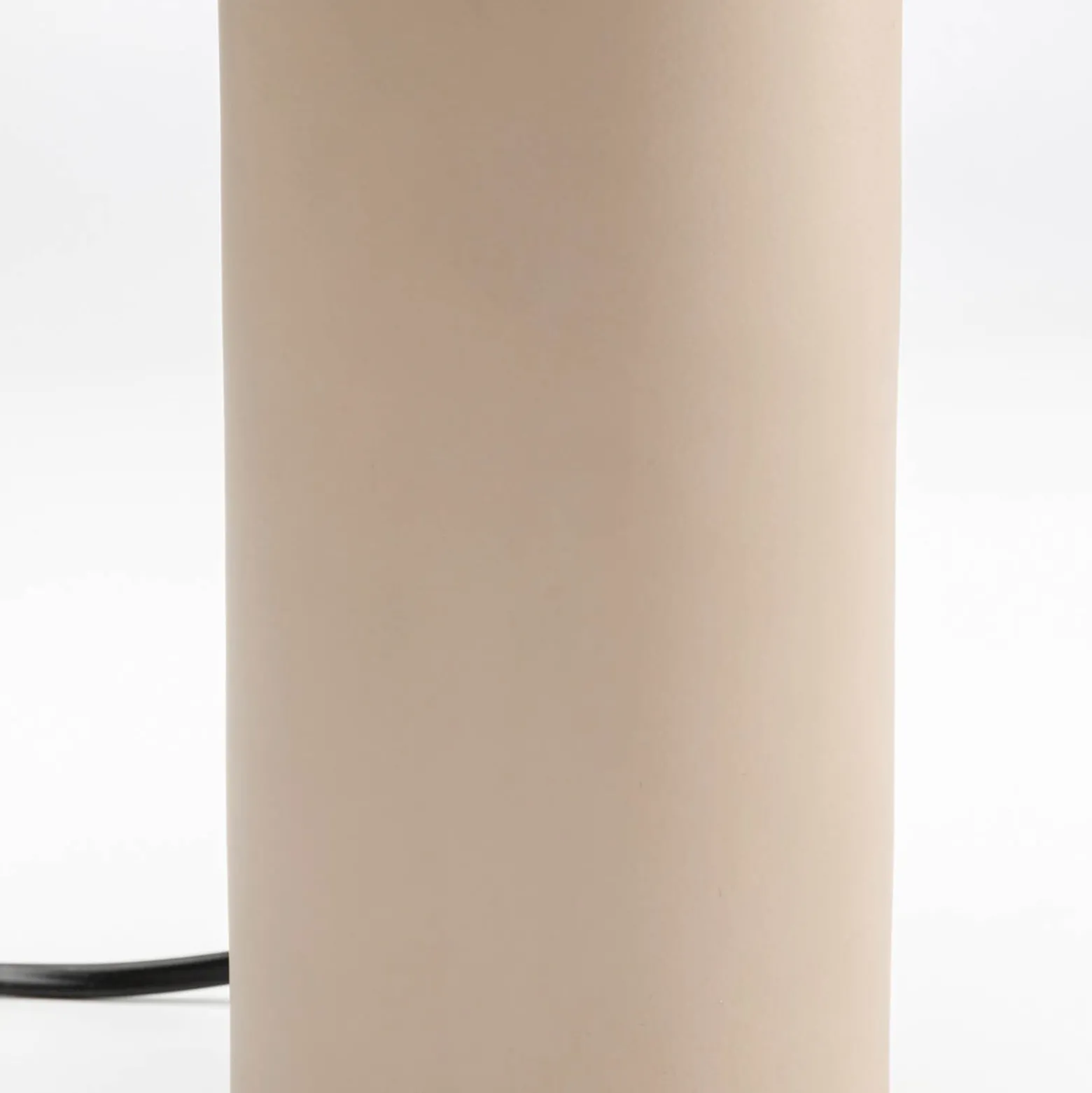 KARE Maya pöytävalaisin, beige, terästä, korkeus 39 cm