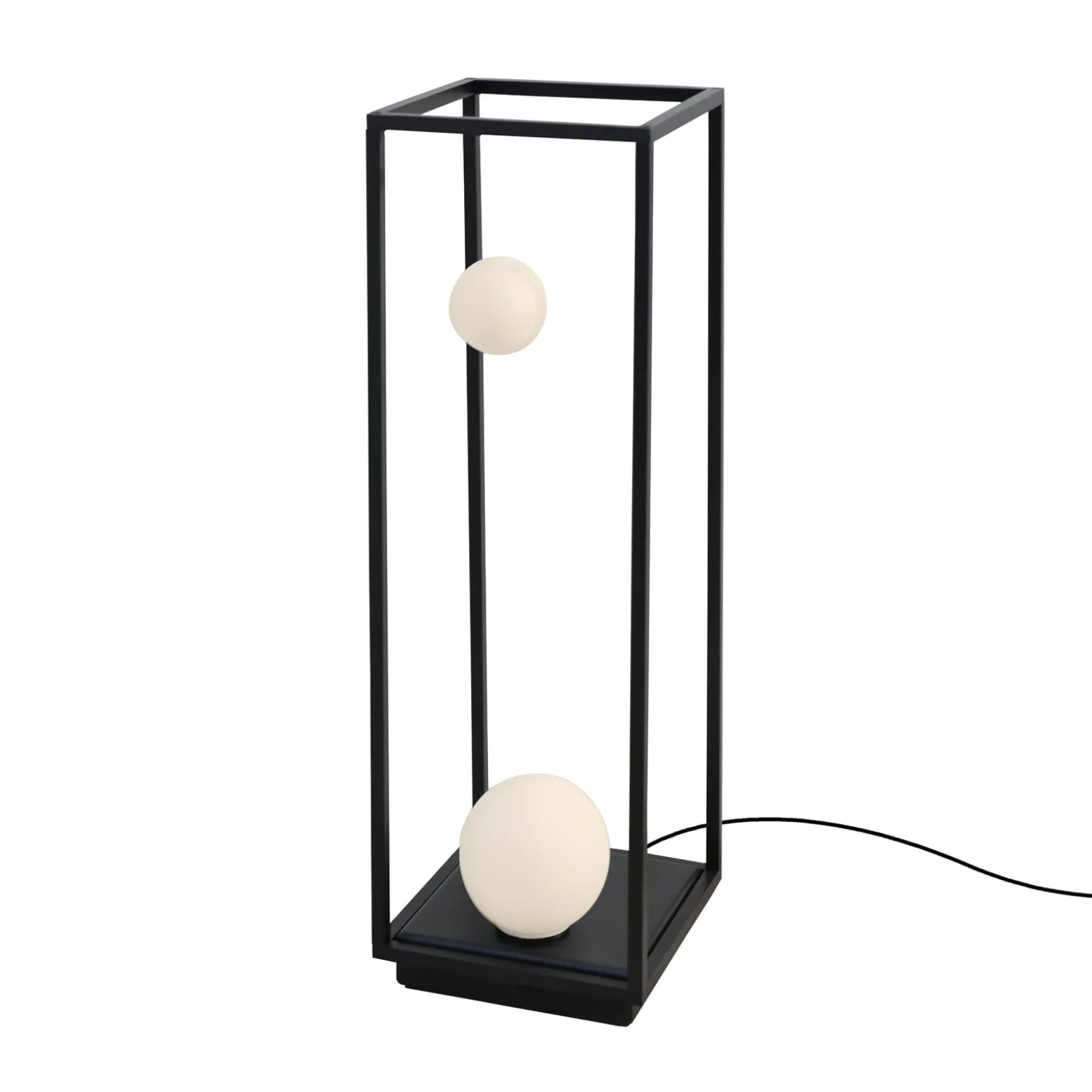 Karman Abachina -LED-lattiavalo IP65 70cm musta