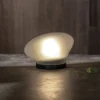 Karman Agua -LED-pöytälamppu Ø13 cm huurrettu lasi