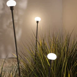 Karman LED-pylväsvalaisin MINUIT, korkeus 60 cm, musta, IP65