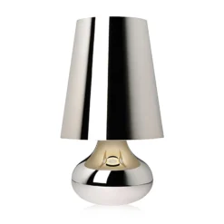 Kartell Cindy -LED-pöytälamppu, metallinen platina