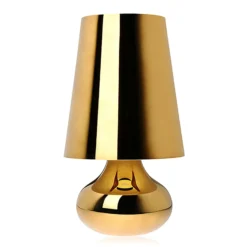 Kartell Cindy-LED-pöytälamppu tumma kulta, metalli
