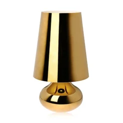 Kartell Cindy-LED-pöytälamppu tumma kulta, metalli