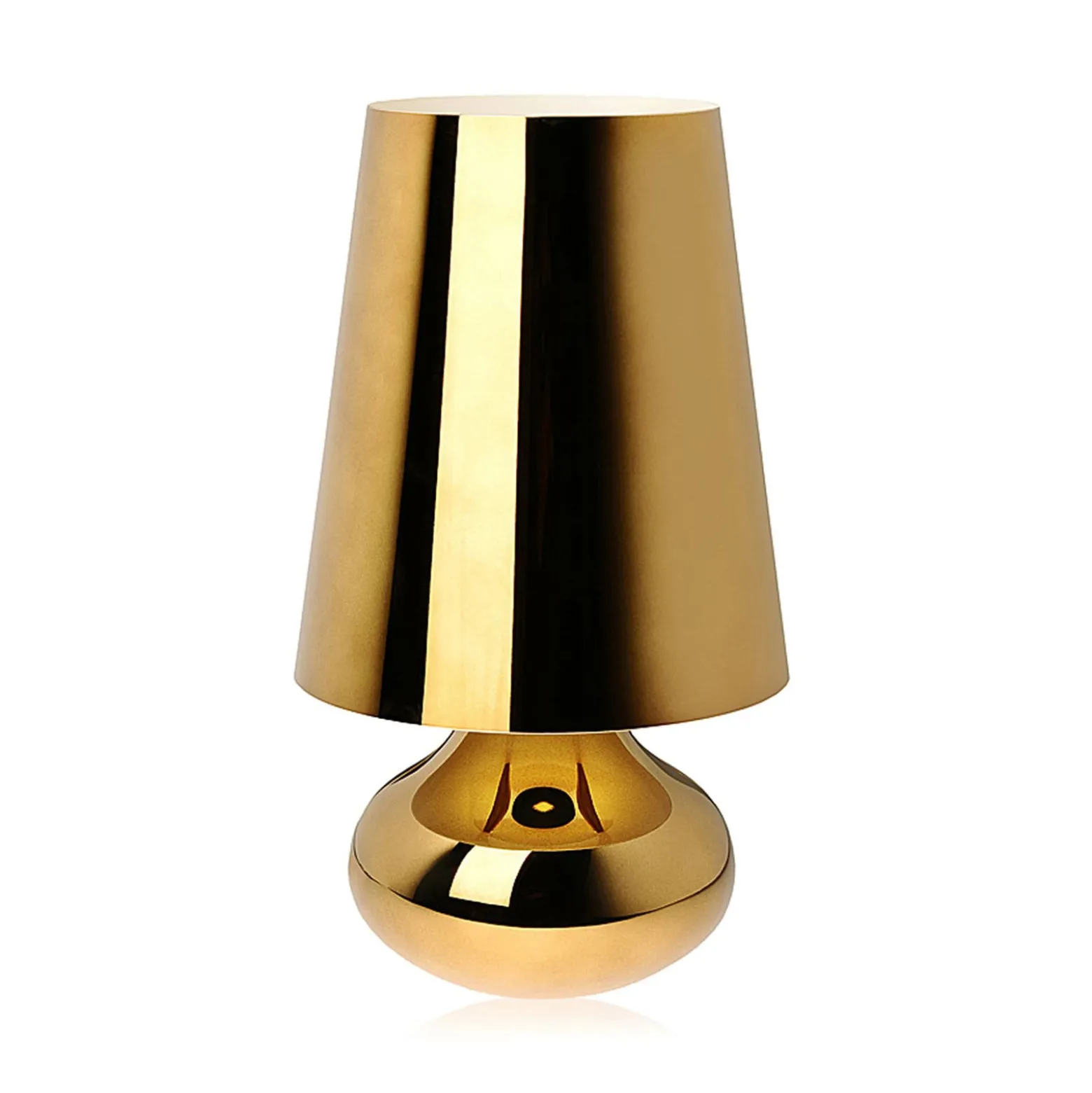 Kartell Cindy-LED-pöytälamppu tumma kulta, metalli