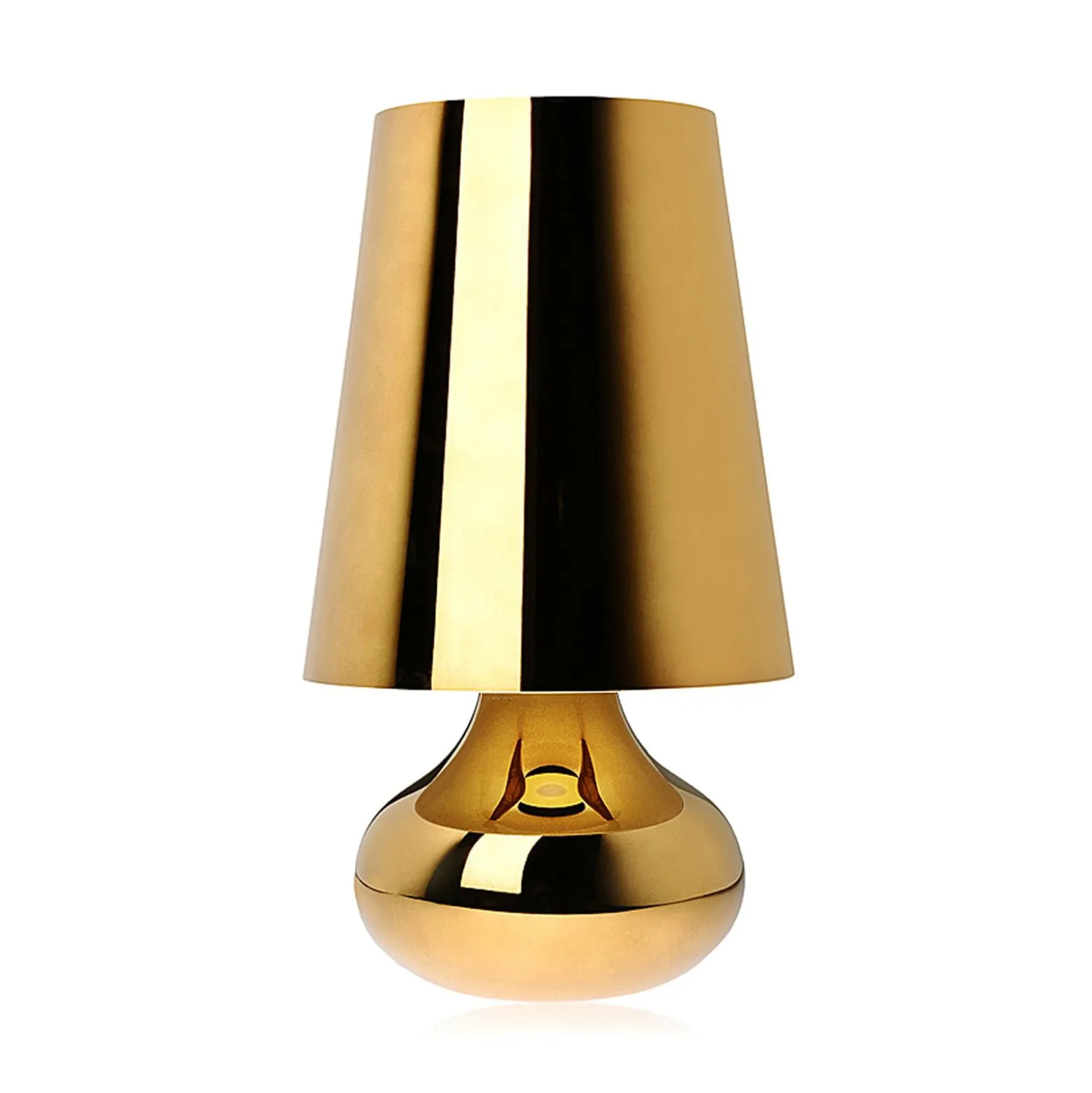 Kartell Cindy-LED-pöytälamppu tumma kulta, metalli