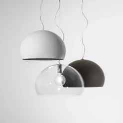 Kartell FL/Y -LED-riippuvalaisin, läpinäkyvä