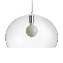 Kartell FL/Y -LED-riippuvalaisin, läpinäkyvä
