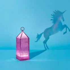 Kartell Lantern -LED-pöytälamppu, liila, IP54