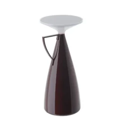 Kartell LED-akkukäyttöinen pöytävalaisin Camomille, tummanpunainen,