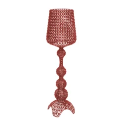 Kartell LED-lattiavalaisin ulos Kabuki, punainen, IP44, himmennettävä