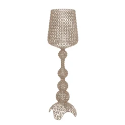 Kartell LED-lattiavalo Kabuki, harmaansininen, 166 cm, himmennettävä