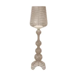 Kartell LED-lattiavalo Kabuki, harmaansininen, 166 cm, himmennettävä