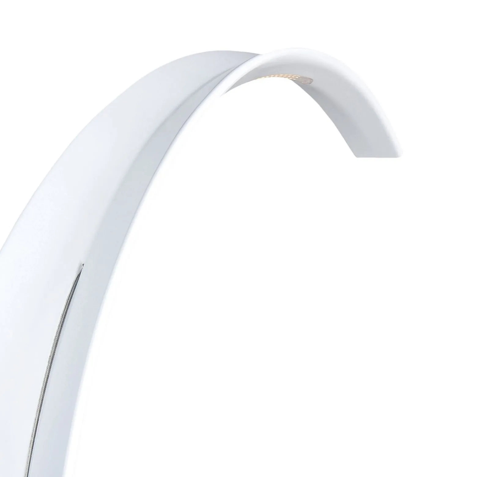 Kartell LED-pöytävalaisin Taj, valkoinen, 62 cm, muovi