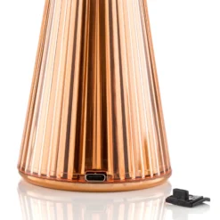 Kartell Space -design-LED-pöytälamppu, kupari