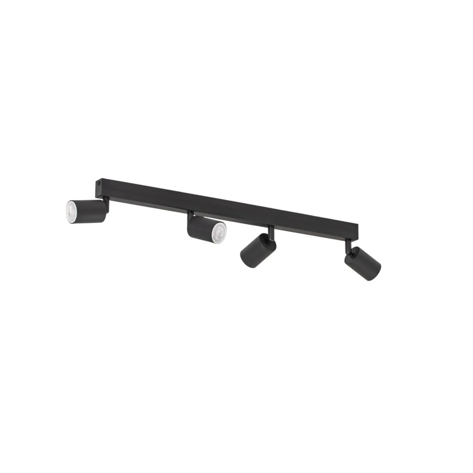 Kattokohdevalo Top, musta, 83 cm, 4-lamppuinen, metalli, GU10