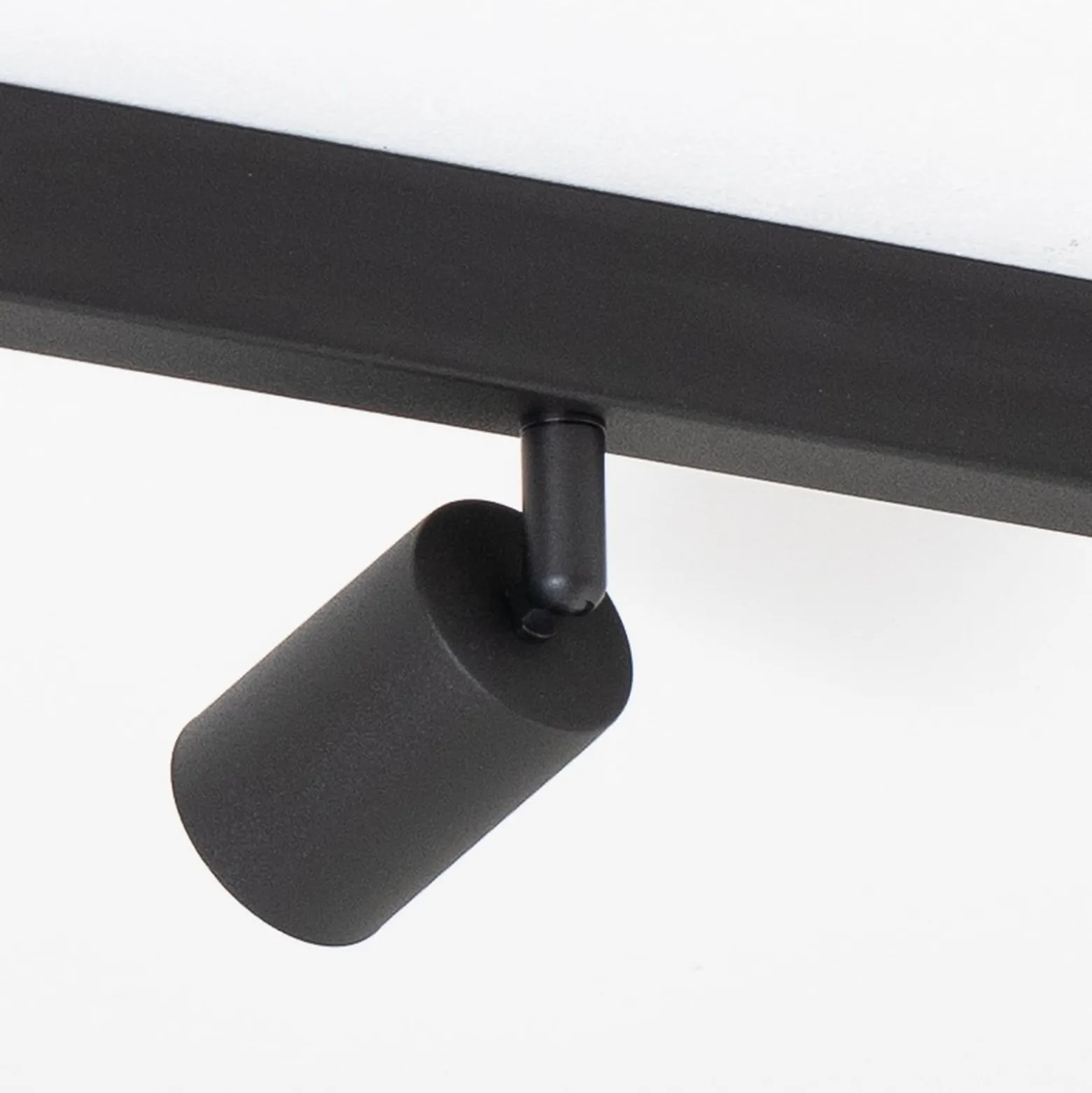 Kattokohdevalo Top, musta, 83 cm, 4-lamppuinen, metalli, GU10