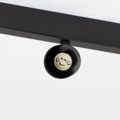 Kattokohdevalo Top, musta, 83 cm, 4-lamppuinen, metalli, GU10