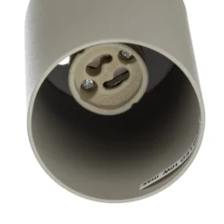 Kattokohdevalo Zoom, 3-lamppuinen, harmaa-beige, teräs, GU10