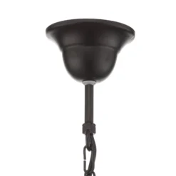 Kattokruunu Mauro, musta, 5-lamppuinen, Ø 62 cm, metalli, E14