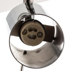 Kattospotti Round, kromi, 3-lamppuinen lineaarinen
