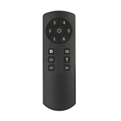 Kattotuuletin Eco Talos, vaalea puu, metalli, DC-moottori, Ø135 cm