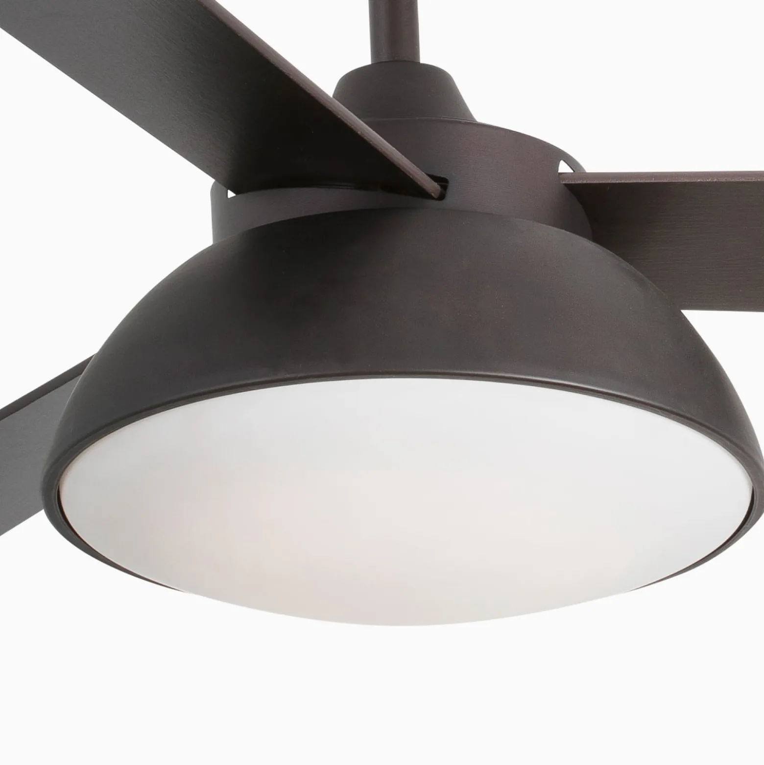 Kattotuuletin Rodas LED-valaisimella, ruskea