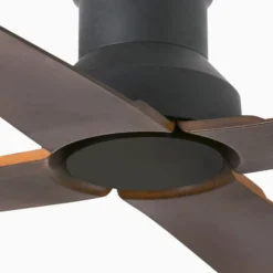 Kattotuuletin Winche M, IP44, ulkokäyttöön, wenge