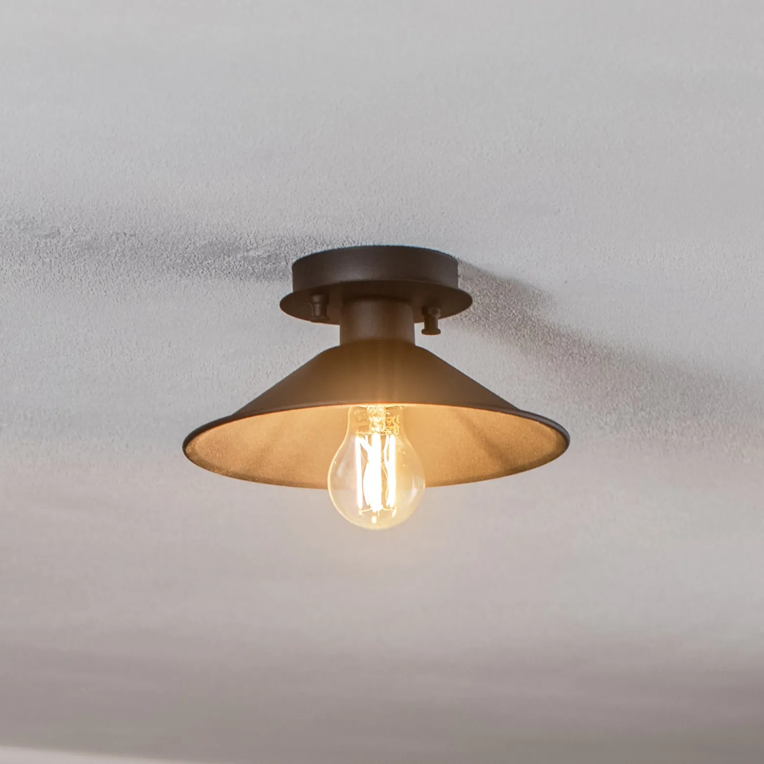 Kattovalaisin Berceste N-659 1-valo Ø24cm musta