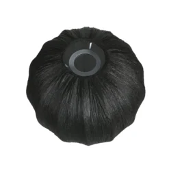Kattovalaisin Bloeba, musta, Ø 25 cm, pellava/metalli