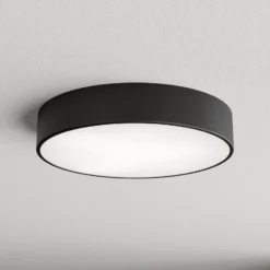 Kattovalaisin Cleo, Ø 40 cm, IP20, musta, metalli, E27